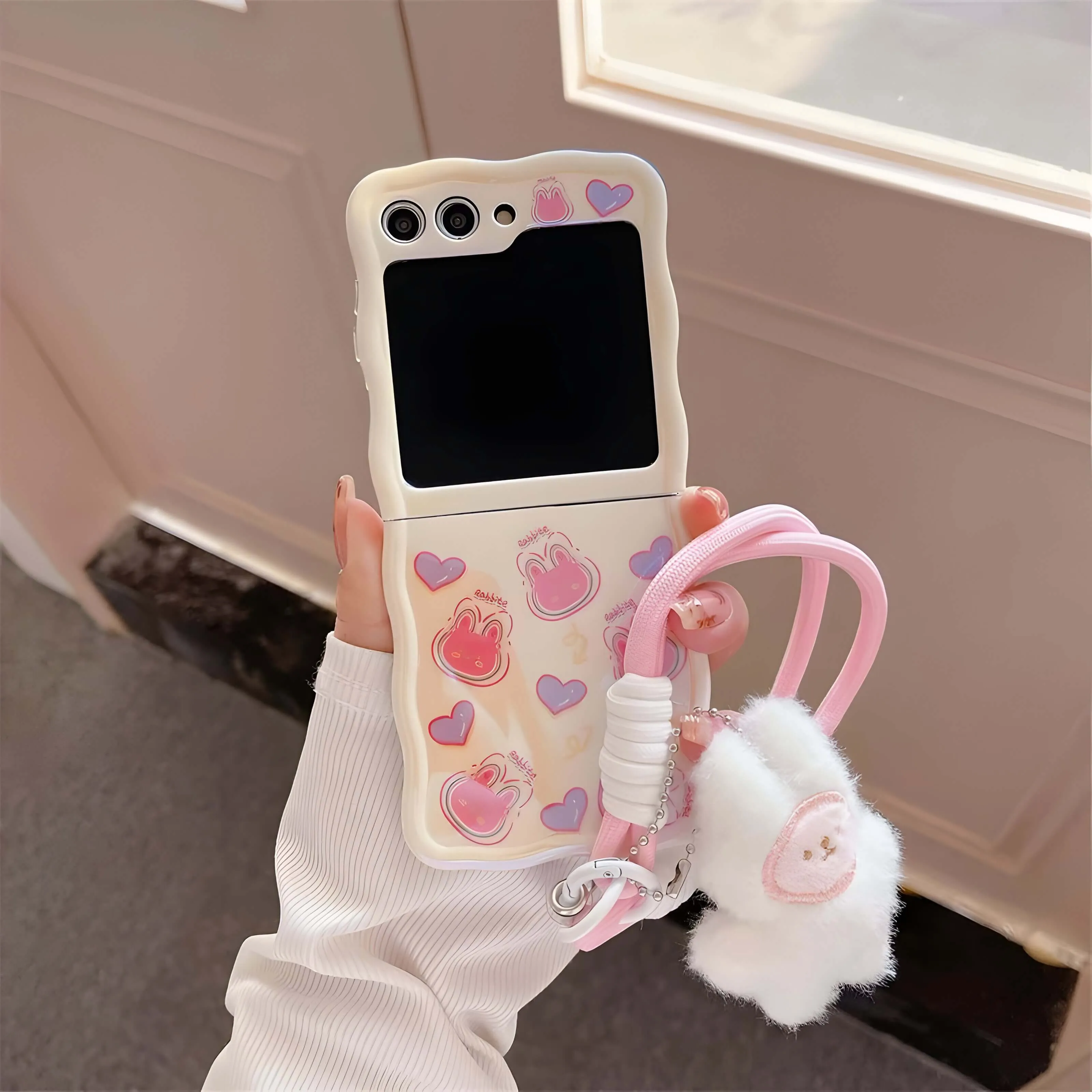 Rabbit Phone Case For Samsung Z Flip