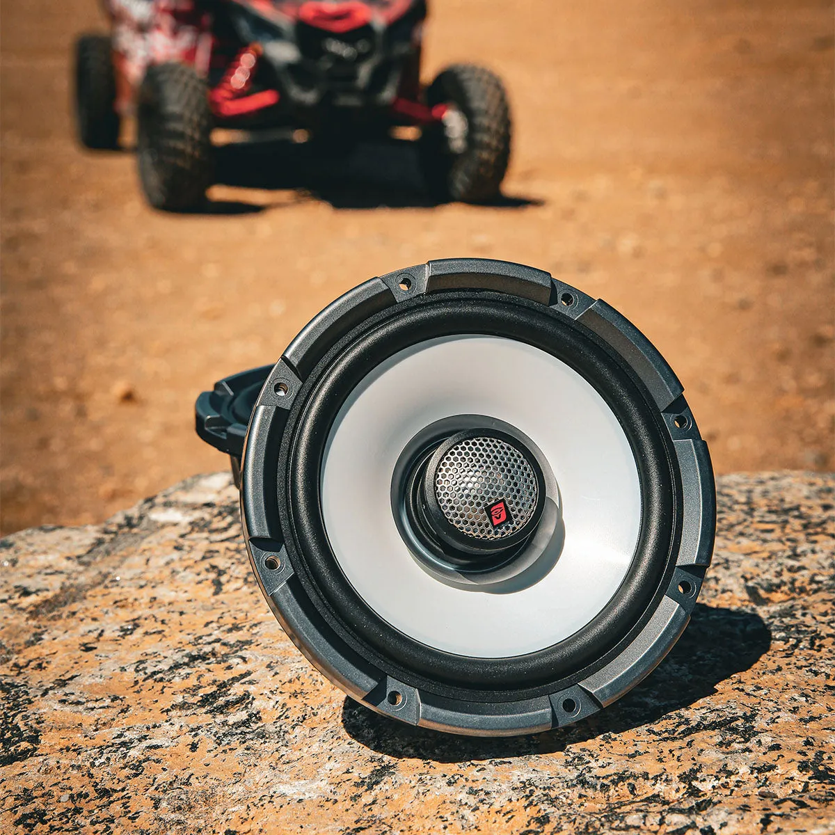 RPM Stroker 2-Way 6.5" Speaker W/ Flush Mount 1" Titanium Dome Tweeter - SM65F4