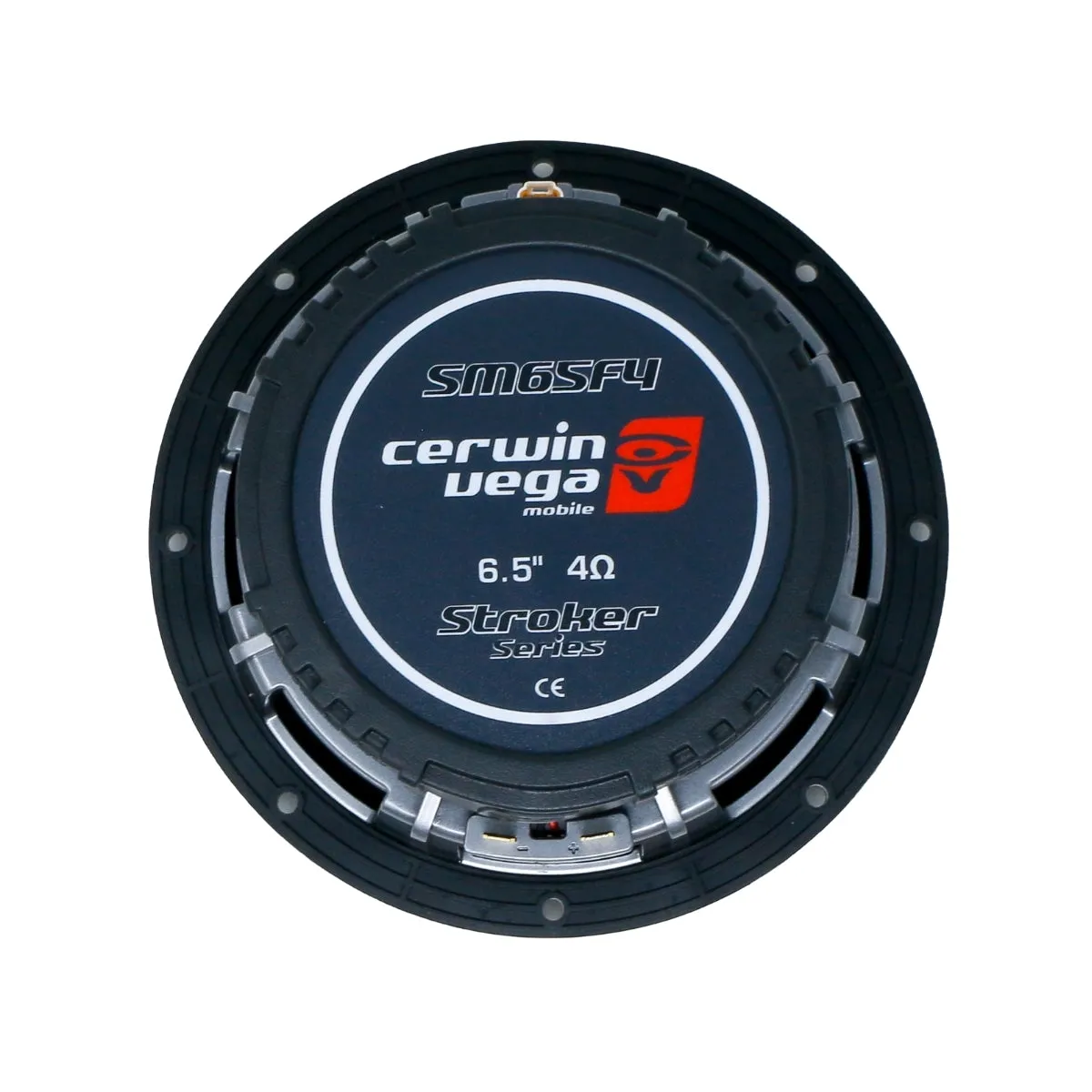 RPM Stroker 2-Way 6.5" Speaker W/ Flush Mount 1" Titanium Dome Tweeter - SM65F4