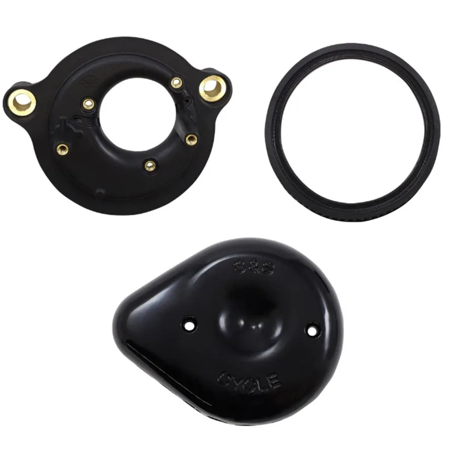 S&S Cycle Mini Teardrop Stealth Air Cleaner Kit For Harley M8 2018-2022 Models