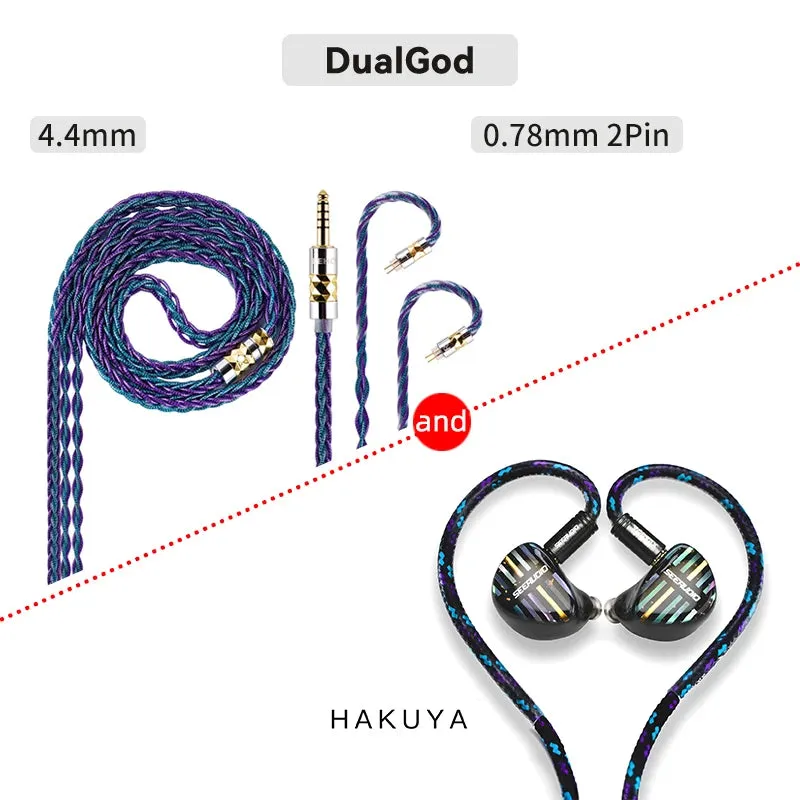 SeeAudio HAKUYA HiFi Wired Music Earphone 10BA 4EST Driver In Ear Earbud Monitor Hybrid Audiophile Headset Detachable 0.78 2Pin