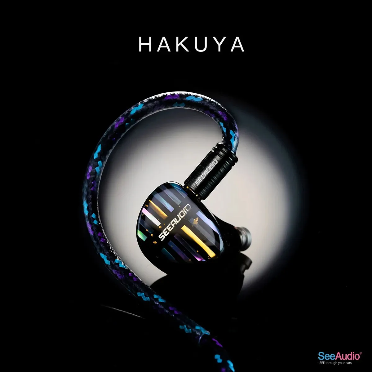 SeeAudio HAKUYA HiFi Wired Music Earphone 10BA 4EST Driver In Ear Earbud Monitor Hybrid Audiophile Headset Detachable 0.78 2Pin