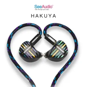 SeeAudio HAKUYA HiFi Wired Music Earphone 10BA 4EST Driver In Ear Earbud Monitor Hybrid Audiophile Headset Detachable 0.78 2Pin