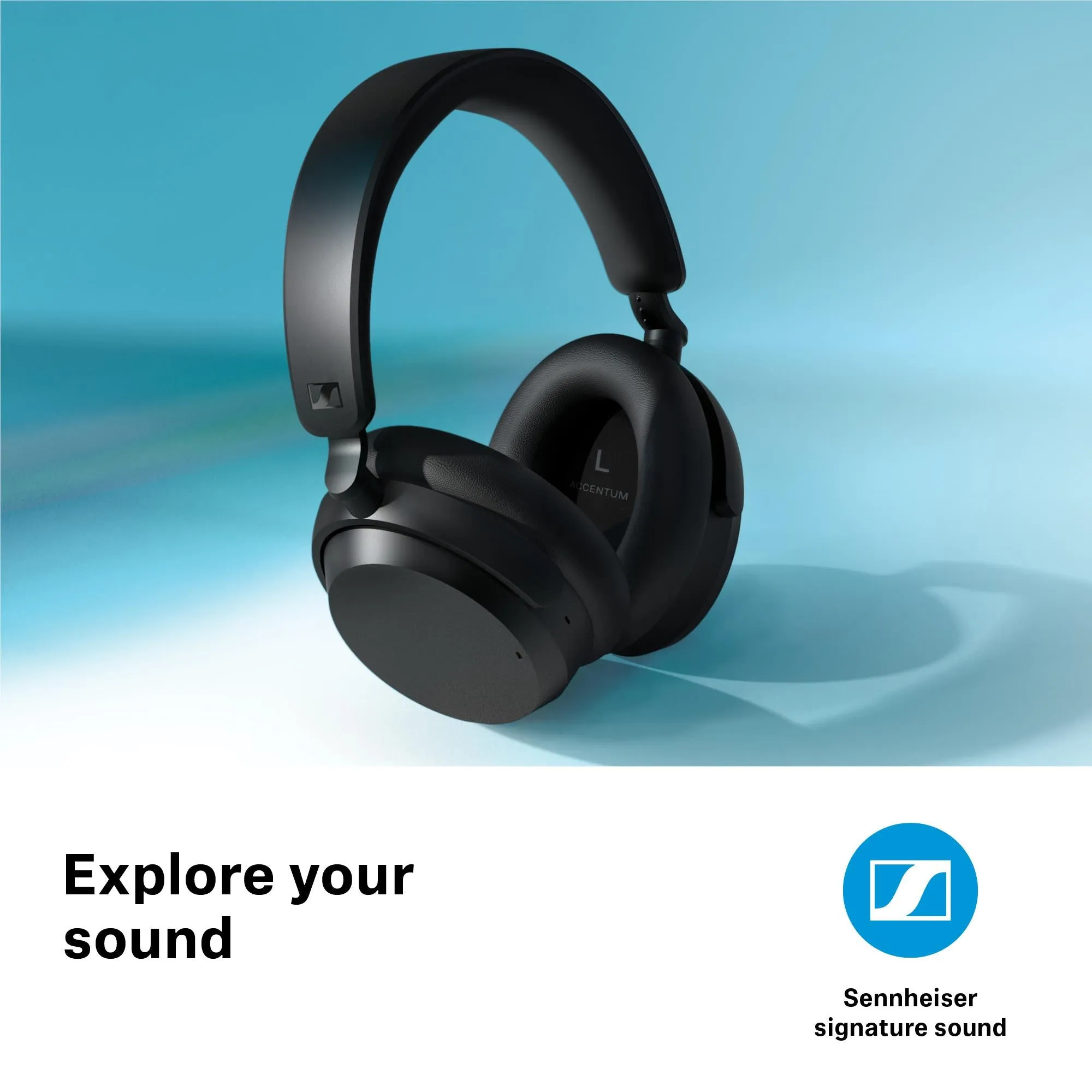 Sennheiser ACCENTUM Wireless Noise Cancelling Over-Ear Headphones (Blue - Special Edition)
