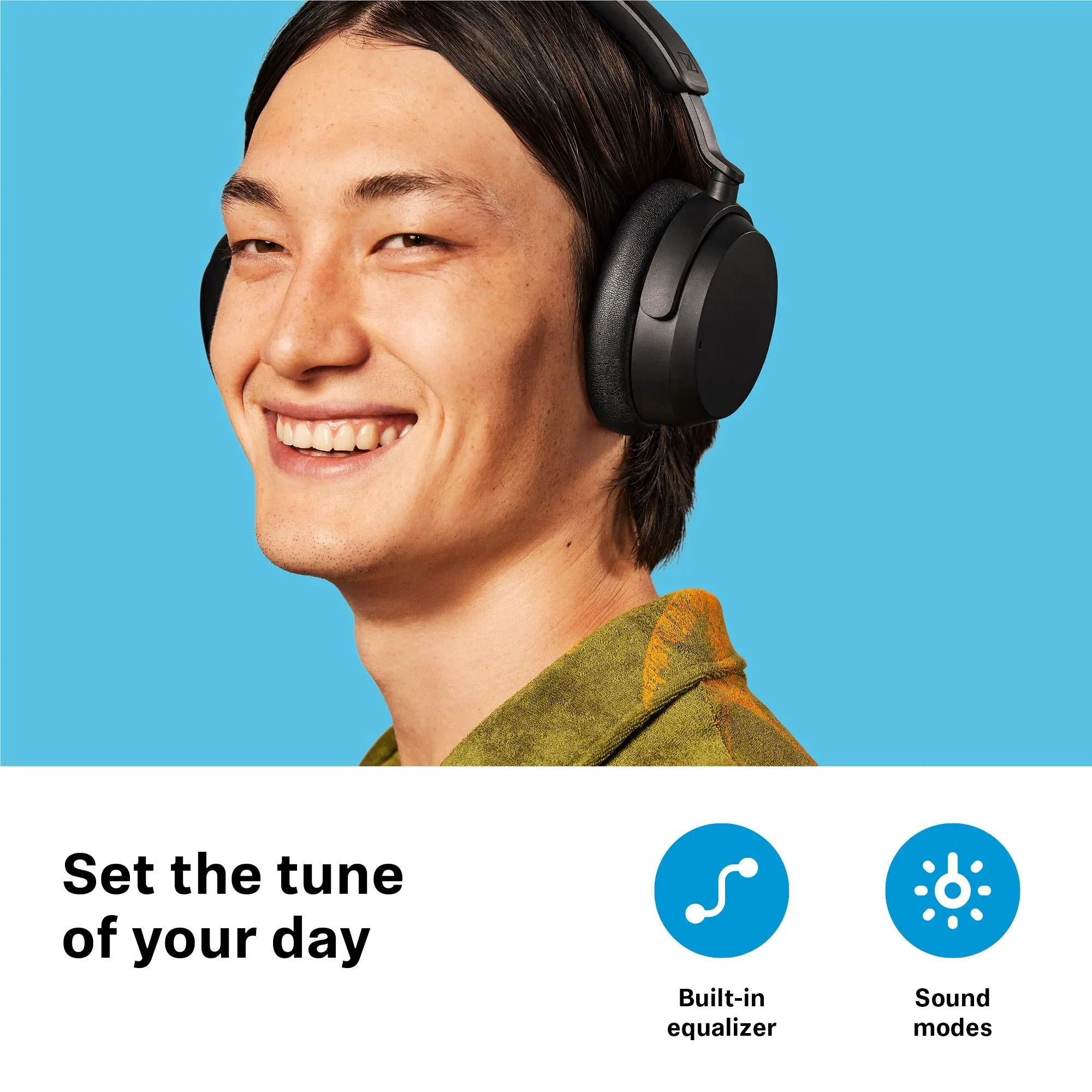 Sennheiser ACCENTUM Wireless Noise Cancelling Over-Ear Headphones (Blue - Special Edition)