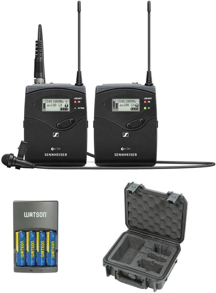 Sennheiser EW 112P G4 Camera-Mount Wireless Omni Lavalier Microphone System (A1: 470 to 516 MHz)