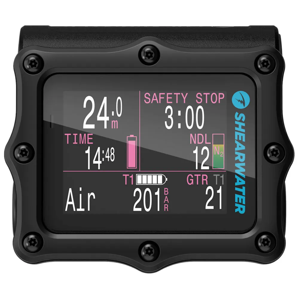 Shearwater Perdix 2 Ti Black with Swift Transmitter