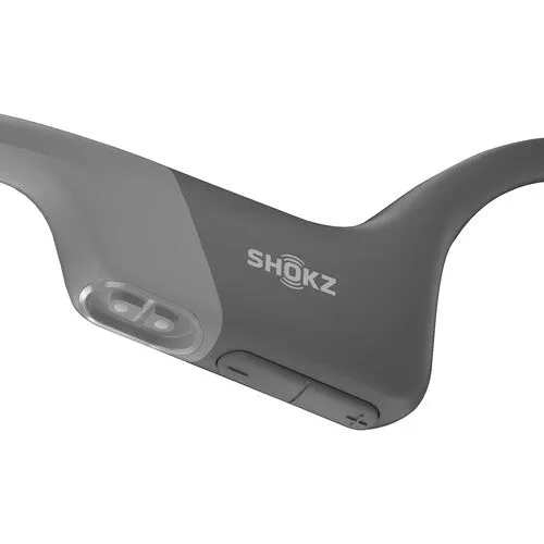 Shokz OpenRun Wireless Open-Ear Headphones - Gray