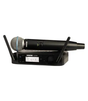 Shure GLXD24-X Wireless System For Vocal With Beta 58