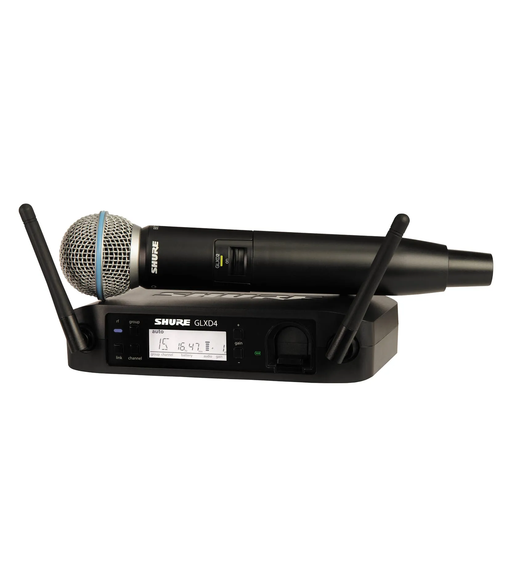 Shure GLXD24-X Wireless System For Vocal With Beta 58