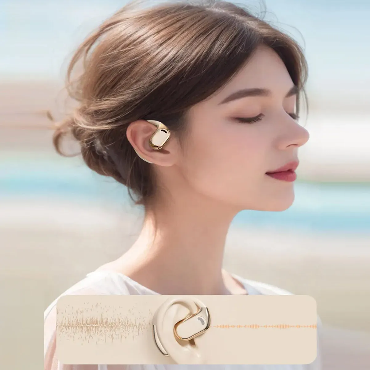 Sleek and Smart Language Translator Wireless Bluetooth Headphones