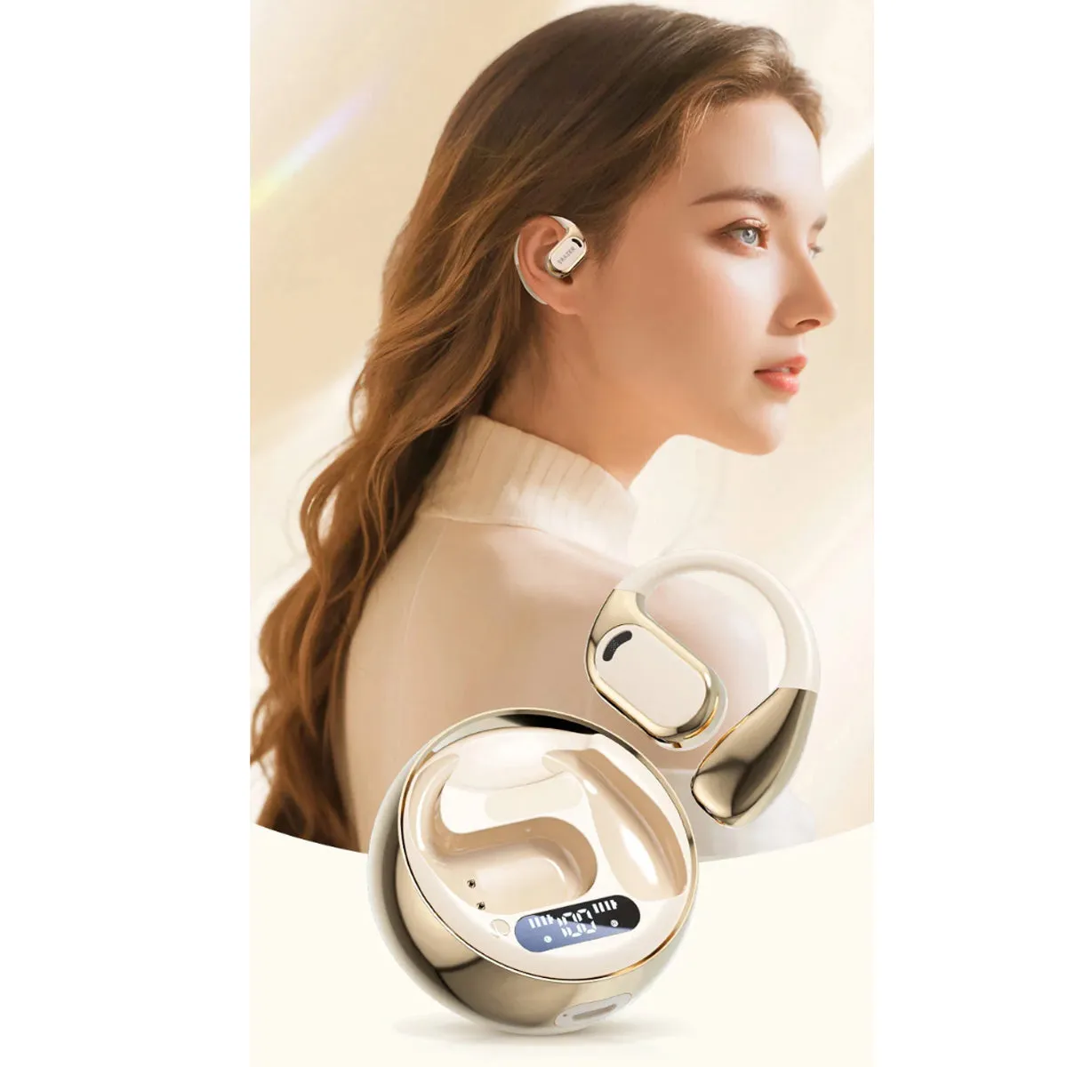 Sleek and Smart Language Translator Wireless Bluetooth Headphones