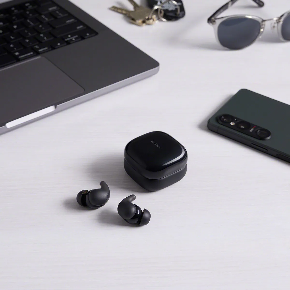 Sony Linkbuds Fit Truly Wireless Noise Cancelling Earbuds (Black)