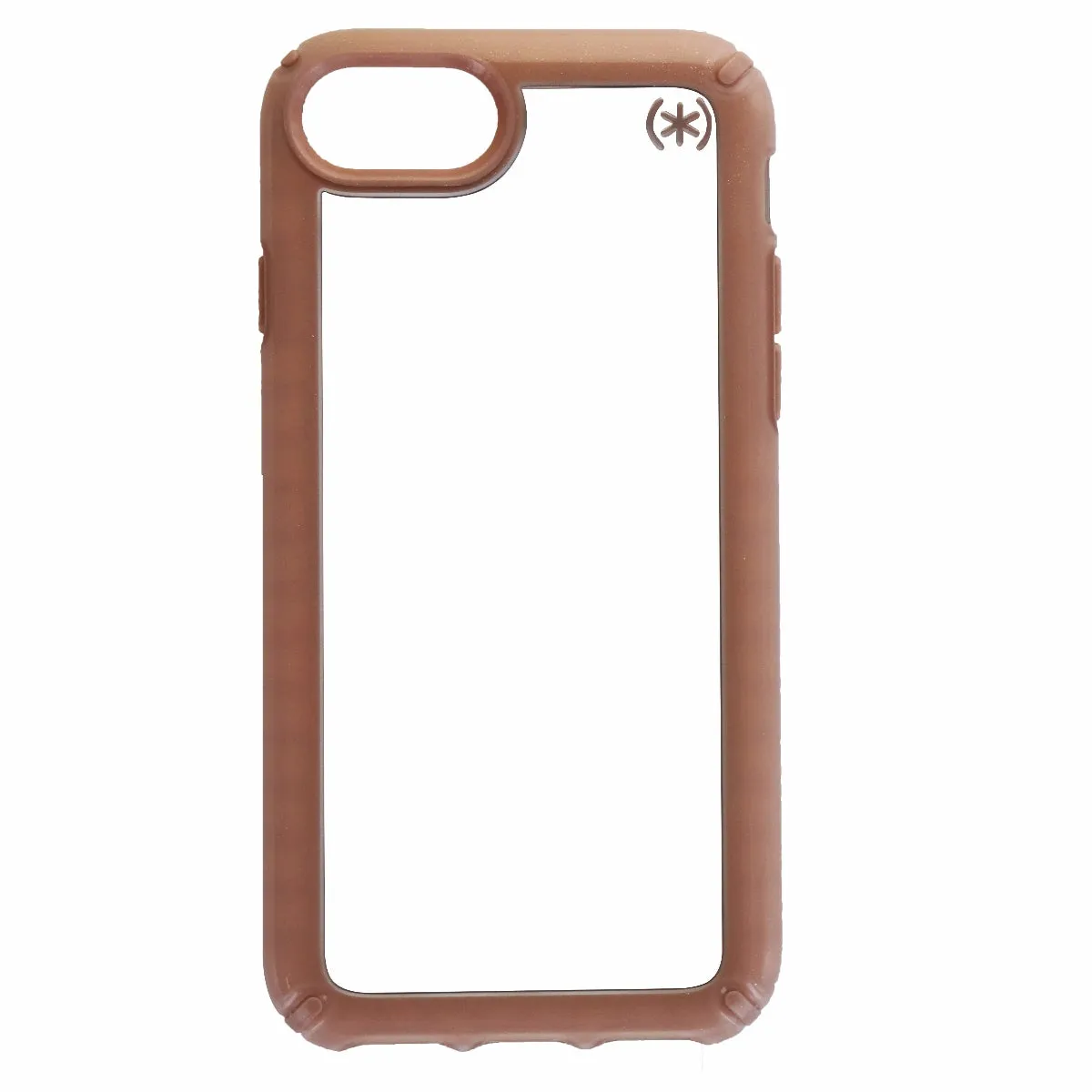 Speck Presidio Show Series Case Cover for iPhone 8 7 6s - Clear/Pink Rose Gold