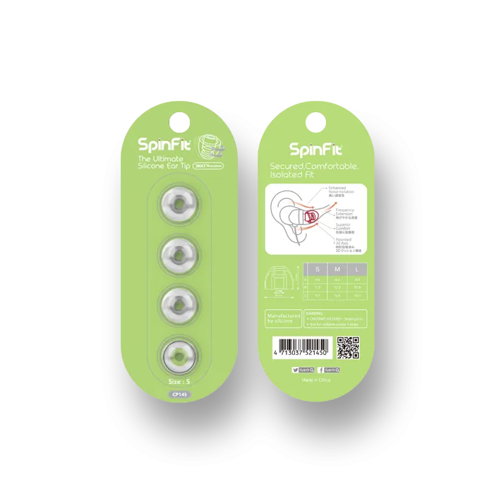 SpinFit CP145 | Premium Eartips (2 Pairs)