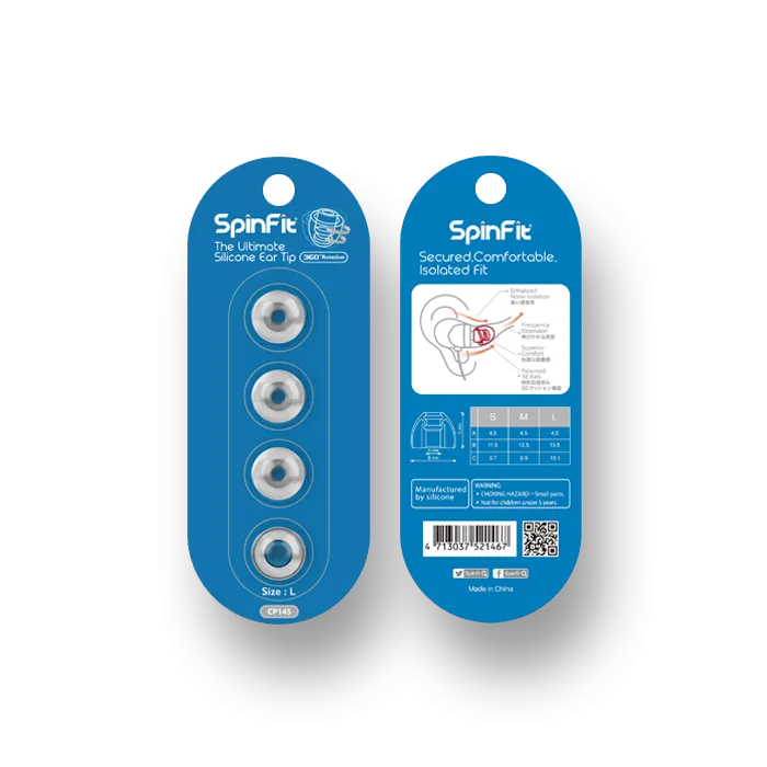 SpinFit CP145 | Premium Eartips (2 Pairs)