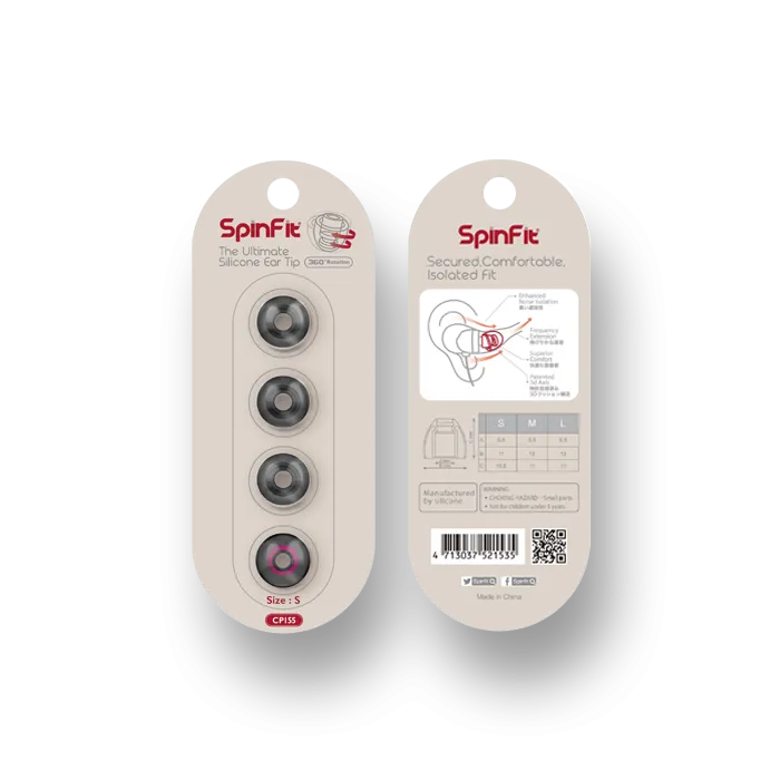 SpinFit CP155 | Premium Eartips (2 Pairs)