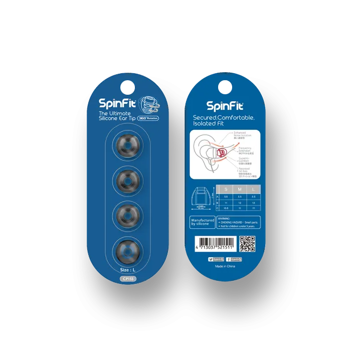 SpinFit CP155 | Premium Eartips (2 Pairs)