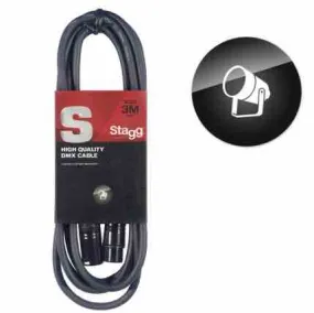 Stagg DMX cable, XLR/XLR (m/f) (10')