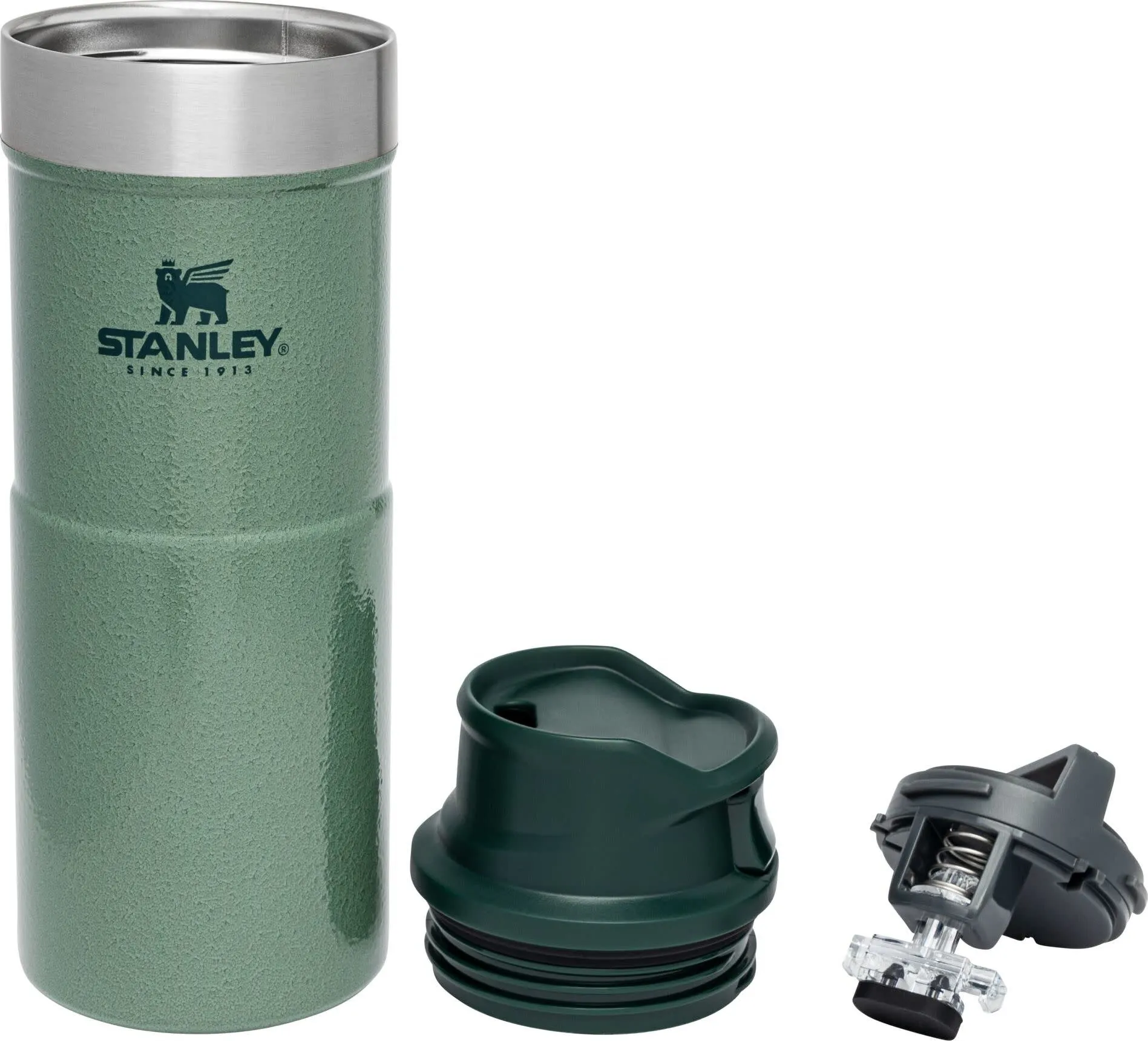 Stanley The Trigger-Action Travel Mug 0.35 L Hammertone Green | Buy Stanley The Trigger-Action Travel Mug 0.35 L Hammertone Green here | Outnorth