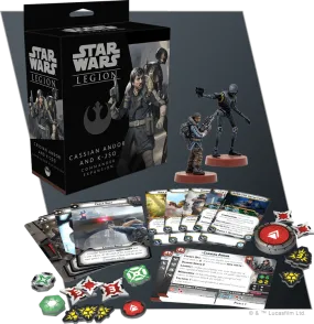 Star Wars Legion: Cassian Andor And K-2So Commander