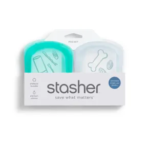 Stasher Pocket Two Pack