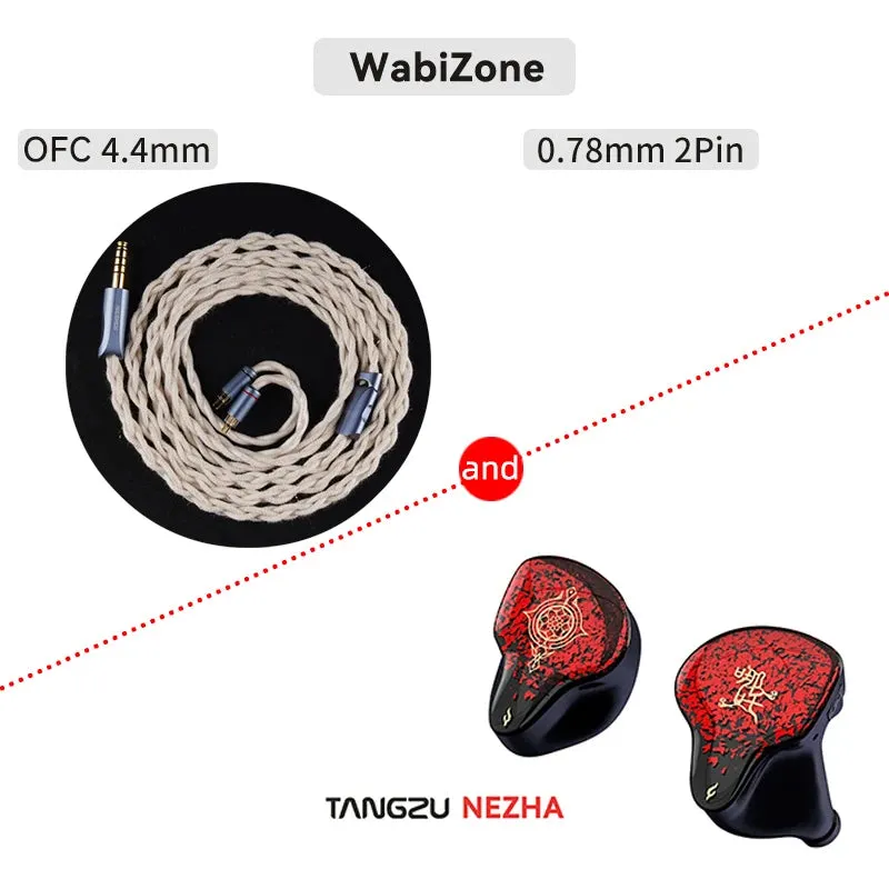 TANGZU Nezha 6BA 1EST Hybrid Multi Driver In Ear Monitor HiFi Resin Earphone IEM Earbud with AceOrpheus DualGod WabiZone Options
