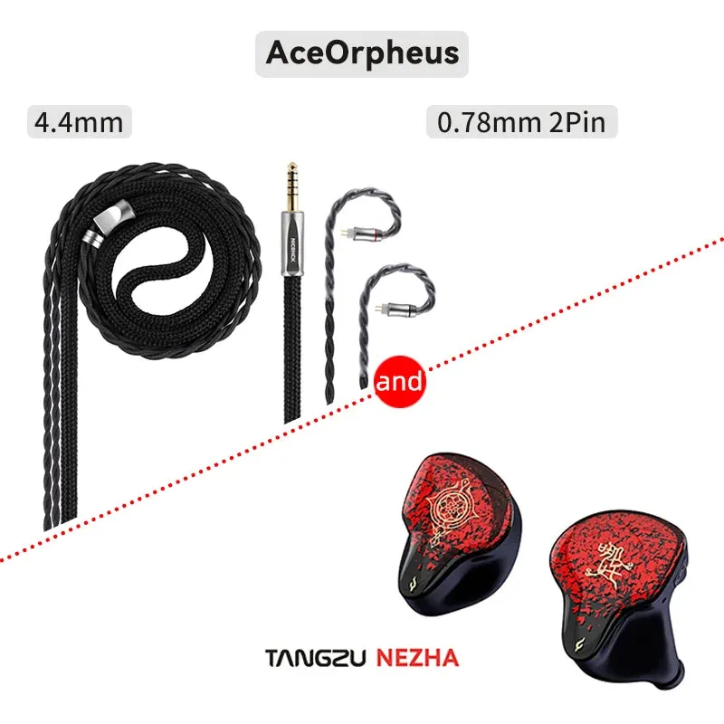 TANGZU Nezha 6BA 1EST Hybrid Multi Driver In Ear Monitor HiFi Resin Earphone IEM Earbud with AceOrpheus DualGod WabiZone Options