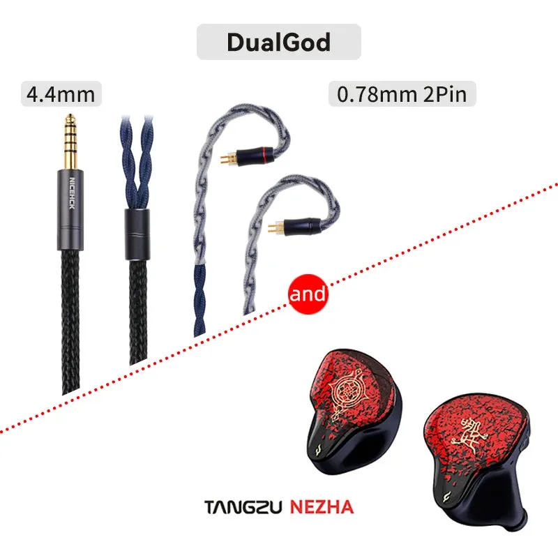 TANGZU Nezha 6BA 1EST Hybrid Multi Driver In Ear Monitor HiFi Resin Earphone IEM Earbud with AceOrpheus DualGod WabiZone Options