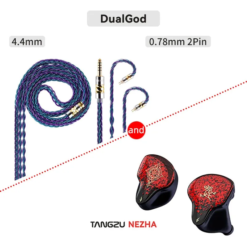 TANGZU Nezha 6BA 1EST Hybrid Multi Driver In Ear Monitor HiFi Resin Earphone IEM Earbud with AceOrpheus DualGod WabiZone Options