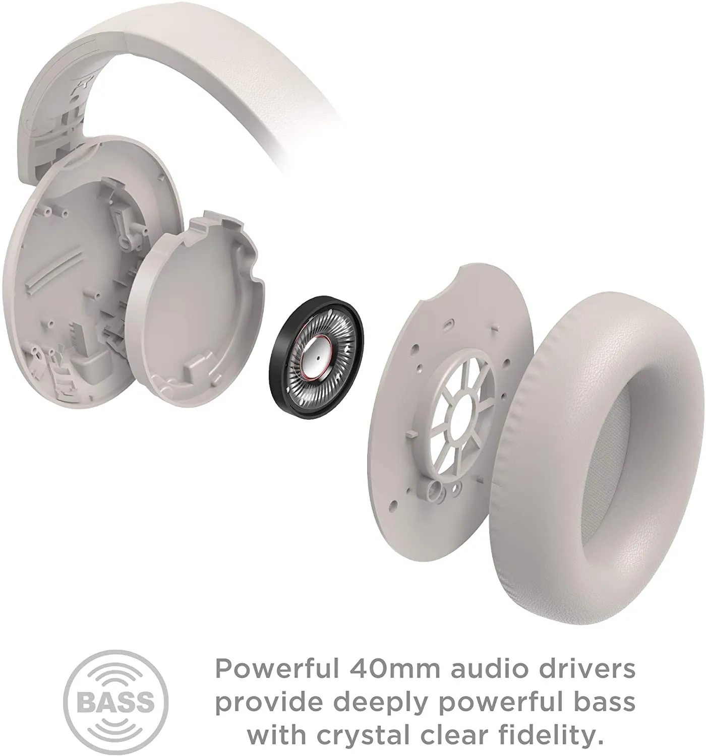 TCL ELIT400NC Wireless Bluetooth On-Ear Headphones (Refurbished)