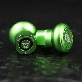 TONEKING Dendroaspis Viridis Metal HIFI Earbud In Ear Monitor Three Diaphragm Dynamic Physical Frequency Division Wired Earphone MMCX Cable Headset