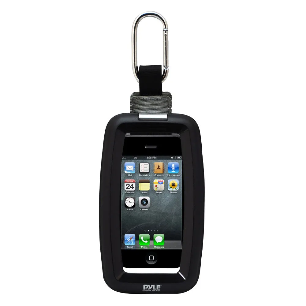 Ultimate Protection Waterproof Universal Sport Case With Carabiner Clip For Iphone 4 4S Ipod Touch ,Some Android & Other Portable Devices (Black)