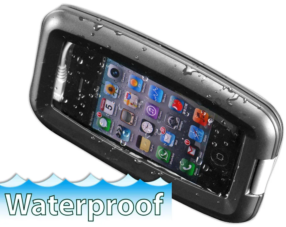 Ultimate Protection Waterproof Universal Sport Case With Carabiner Clip For Iphone 4 4S Ipod Touch ,Some Android & Other Portable Devices (Black)