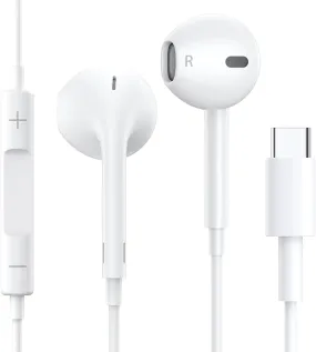 USB C in-Ear Earbuds for IPhone15 Android Phone