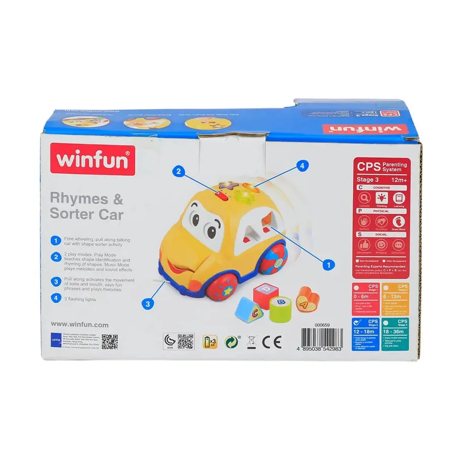 Winfun Rhymes & Sorter Car