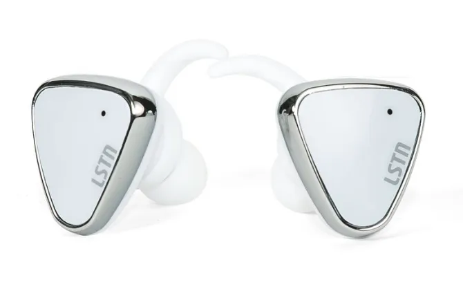 Wireless Earbuds in White or Black - Gives hearing aids to people in need