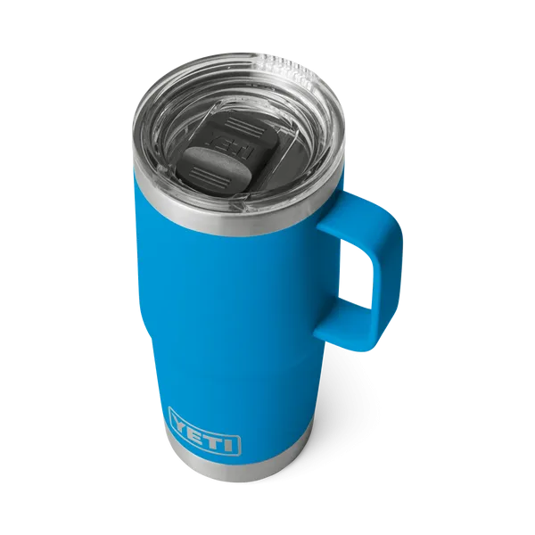 Yeti Rambler 20oz Travel Mug - Big Wave Blue